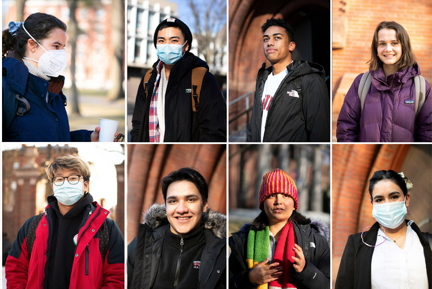 grid of nine student portraits.