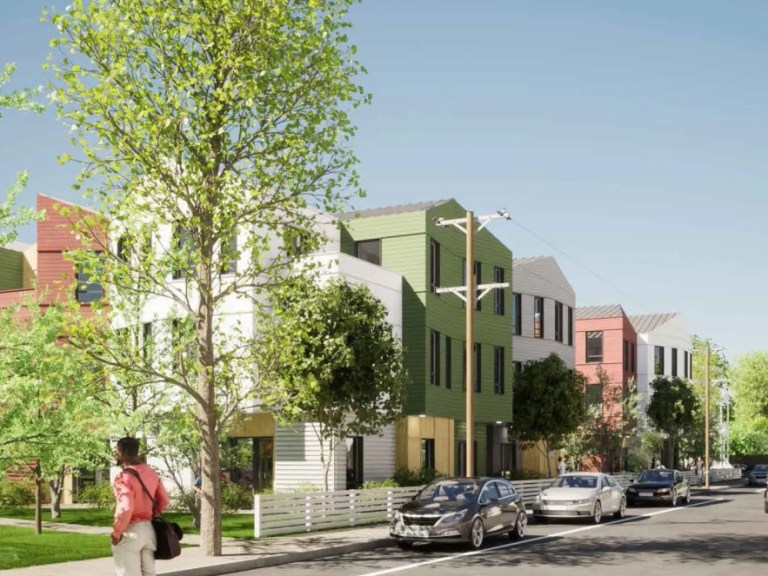 architect rendering of housing units