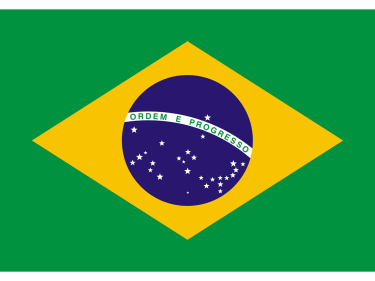 The flag of Brazil